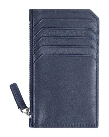 ROYCE New York Monogrammed Zippered Leather Credit Card Case | Thumbnail 1 ROYCE New York Monogrammed Zippered Leather Credit Card Case | Thumbnail 1
