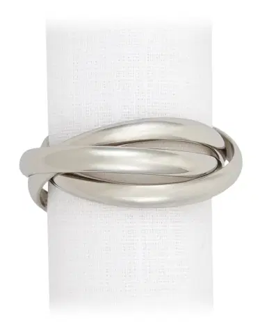 L 'Objet Three Ring Napkin Jewels, Set of 4 | Thumbnail 1 L 'Objet Three Ring Napkin Jewels, Set of 4 | Thumbnail 1