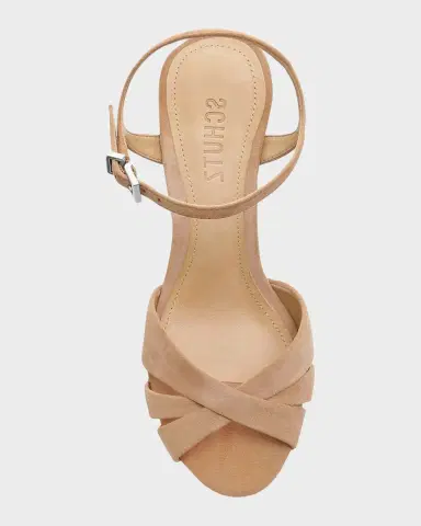 Schutz Keefa Nubuck Ankle-Strap Platform Sandals | Thumbnail 3 Schutz Keefa Nubuck Ankle-Strap Platform Sandals | Thumbnail 3