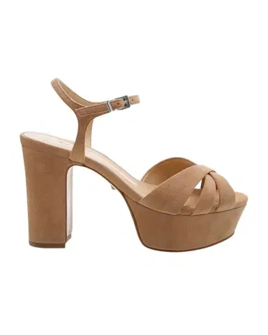 Schutz Keefa Nubuck Ankle-Strap Platform Sandals | Thumbnail 1 Schutz Keefa Nubuck Ankle-Strap Platform Sandals | Thumbnail 1