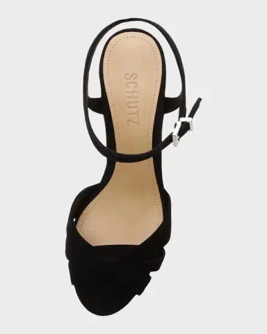 Schutz Keefa Nubuck Ankle-Strap Platform Sandals | Thumbnail 3 Schutz Keefa Nubuck Ankle-Strap Platform Sandals | Thumbnail 3
