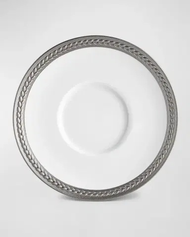 L'Objet Soie Tressee Platinum-Plated Espresso Cup & Saucer | Thumbnail 2 L'Objet Soie Tressee Platinum-Plated Espresso Cup & Saucer | Thumbnail 2