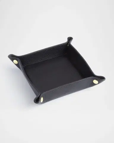 ROYCE New York Monogrammed Leather Catchall Valet Tray | Thumbnail 4 ROYCE New York Monogrammed Leather Catchall Valet Tray | Thumbnail 4