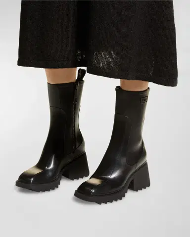 Chloé Betty Rubber Rain Booties | Thumbnail 2 Chloé Betty Rubber Rain Booties | Thumbnail 2