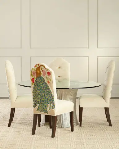 Haute House Machiato Peacock Dining Chair | Thumbnail 4 Haute House Machiato Peacock Dining Chair | Thumbnail 4