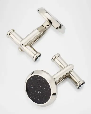 Montblanc Goldstone Round Cufflinks | Thumbnail 3 Montblanc Goldstone Round Cufflinks | Thumbnail 3