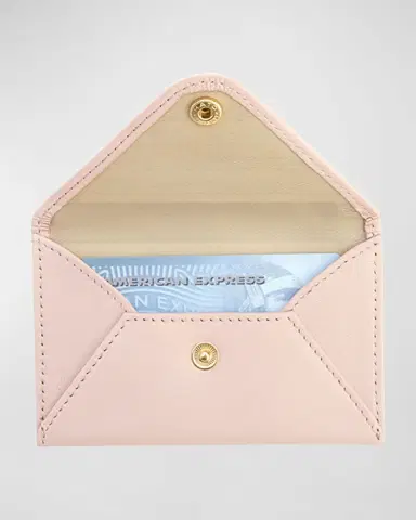 ROYCE New York Monogrammed Leather Envelope Style Card Holder, Personalized | Thumbnail 2 ROYCE New York Monogrammed Leather Envelope Style Card Holder, Personalized | Thumbnail 2