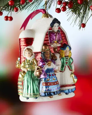 Jay Strongwater Eight Maids A-Milking Glass Ornament | Thumbnail 2 Jay Strongwater Eight Maids A-Milking Glass Ornament | Thumbnail 2