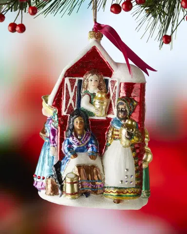 Jay Strongwater Eight Maids A-Milking Glass Ornament | Thumbnail 1 Jay Strongwater Eight Maids A-Milking Glass Ornament | Thumbnail 1