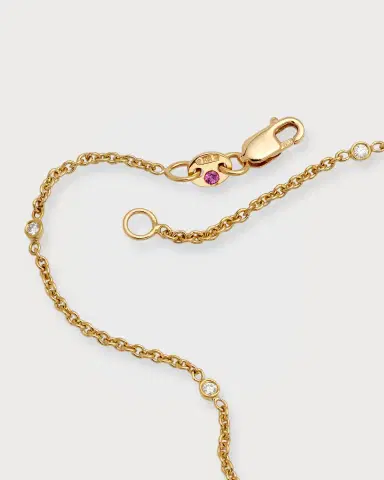 Roberto Coin Tiny Treasure Diamond Cross Bracelet | Thumbnail 3 Roberto Coin Tiny Treasure Diamond Cross Bracelet | Thumbnail 3