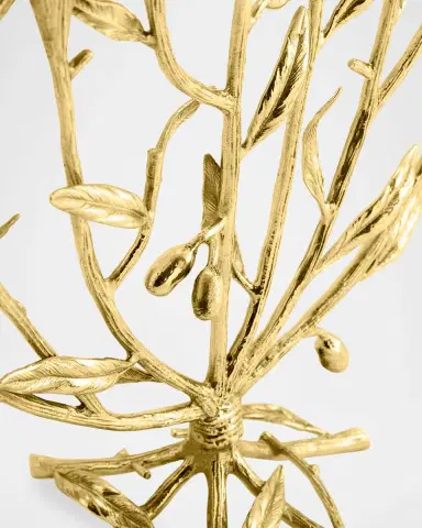 Michael Aram Olive Branch Menorah | Thumbnail 3 Michael Aram Olive Branch Menorah | Thumbnail 3
