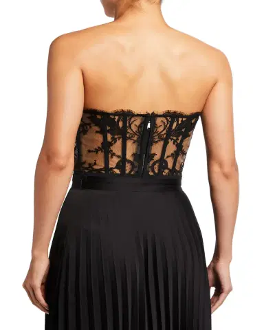 Alexander McQueen Strapless Lace Bustier Top | Thumbnail 4 Alexander McQueen Strapless Lace Bustier Top | Thumbnail 4