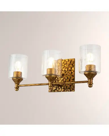 Lucas McKearn Mosaic 3-Light Bath Vanity Light | Thumbnail 2 Lucas McKearn Mosaic 3-Light Bath Vanity Light | Thumbnail 2