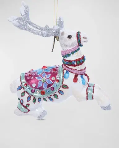 Jay Strongwater Cupid Reindeer Glass Ornament | Thumbnail 5 Jay Strongwater Cupid Reindeer Glass Ornament | Thumbnail 5