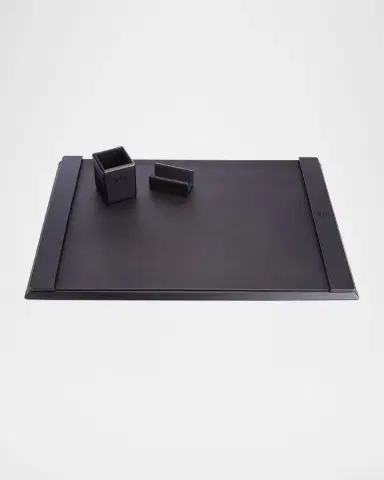 Royce New York Monogrammed Leather Executive Desk Blotter & Accesory Set, Personalized | Thumbnail 5 Royce New York Monogrammed Leather Executive Desk Blotter & Accesory Set, Personalized | Thumbnail 5