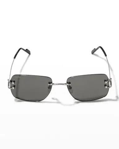 Cartier Men's Rimless Metal Sunglasses | Thumbnail 3 Cartier Men's Rimless Metal Sunglasses | Thumbnail 3