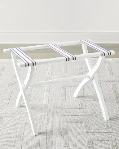 Gate House Furniture Dual Stripe Luggage Rack | Thumbnail 3 Gate House Furniture Dual Stripe Luggage Rack | Thumbnail 3