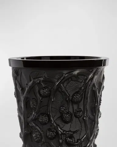 Lalique Mures Vase, Black | Thumbnail 2 Lalique Mures Vase, Black | Thumbnail 2
