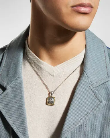 Konstantino Men 's Sterling Silver & Bronze Panther Pendant | Thumbnail 2 Konstantino Men 's Sterling Silver & Bronze Panther Pendant | Thumbnail 2