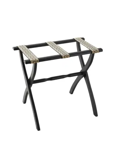 Gate House Furniture Greek Key Straps Luggage Rack | Thumbnail 1 Gate House Furniture Greek Key Straps Luggage Rack | Thumbnail 1