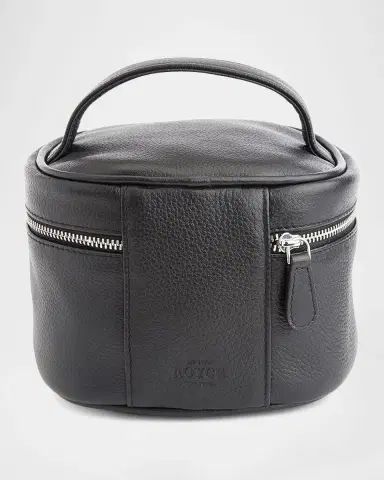 Royce New York Personalized Leather Compact Cosmetic Bag | Thumbnail 3 Royce New York Personalized Leather Compact Cosmetic Bag | Thumbnail 3