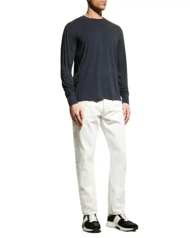 TOM FORD Men's Long-Sleeve Solid T-Shirt | Thumbnail 1 TOM FORD Men's Long-Sleeve Solid T-Shirt | Thumbnail 1