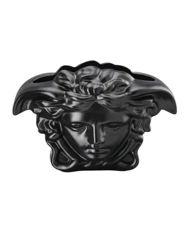Versace Medusa Grande Vase in Black - 6" | Thumbnail 2 Versace Medusa Grande Vase in Black - 6" | Thumbnail 2
