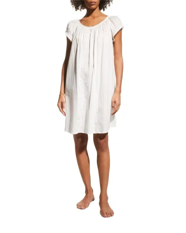 Knee-Length Nightgown w/ Lace Knee-Length Nightgown w/ Lace