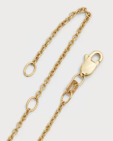 Neiman Marcus Lab Grown Diamonds Lab Grown Diamond 18K Yellow Gold Round Pendant Necklace, 1.5tcw | Thumbnail 4 Neiman Marcus Lab Grown Diamonds Lab Grown Diamond 18K Yellow Gold Round Pendant Necklace, 1.5tcw | Thumbnail 4