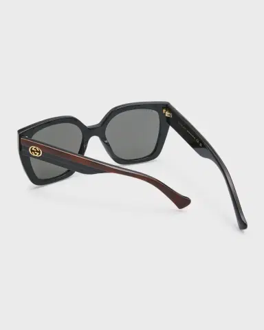 Gucci Color-Block GG Injection Plastic Cat-Eye Sunglasses | Thumbnail 2 Gucci Color-Block GG Injection Plastic Cat-Eye Sunglasses | Thumbnail 2