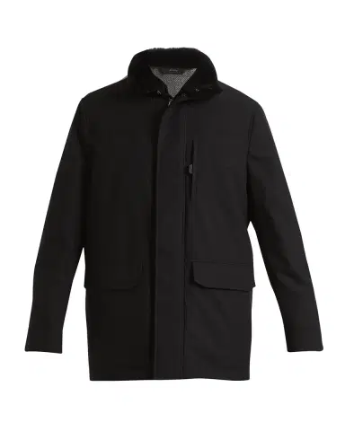 Brioni Men's Shearling Collar Field Jacket | Thumbnail 1 Brioni Men's Shearling Collar Field Jacket | Thumbnail 1