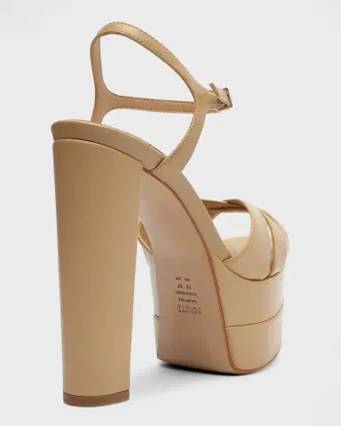 Schutz Keefa Leather Ankle-Strap Platform Sandals | Thumbnail 3 Schutz Keefa Leather Ankle-Strap Platform Sandals | Thumbnail 3