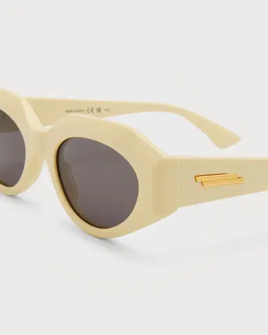 Bottega Veneta Round Acetate Sunglasses | Thumbnail 4 Bottega Veneta Round Acetate Sunglasses | Thumbnail 4