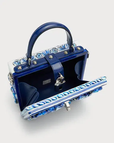 Dolce & Gabbana Majolica-Print Top-Handle Bag | Thumbnail 2 Dolce & Gabbana Majolica-Print Top-Handle Bag | Thumbnail 2