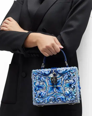 Dolce & Gabbana Majolica-Print Top-Handle Bag | Thumbnail 3 Dolce & Gabbana Majolica-Print Top-Handle Bag | Thumbnail 3