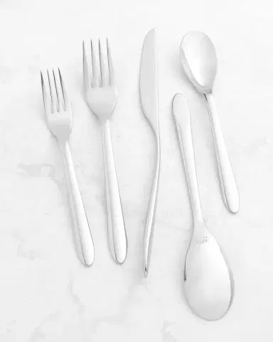 Nambé Cortina 5-Piece Flatware Set | Thumbnail 2 Nambé Cortina 5-Piece Flatware Set | Thumbnail 2