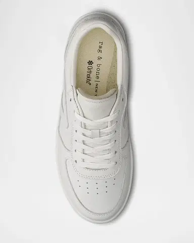 rag & bone Men 's Retro Court Leather Low-Top Sneakers | Thumbnail 4 rag & bone Men 's Retro Court Leather Low-Top Sneakers | Thumbnail 4