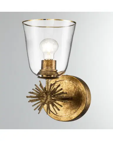 Lucas McKearn Staring 1-Light Sconce in Silver Leaf | Thumbnail 2 Lucas McKearn Staring 1-Light Sconce in Silver Leaf | Thumbnail 2