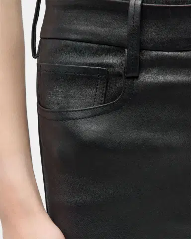 Vince Bootcut Stretch Leather Pants | Thumbnail 6 Vince Bootcut Stretch Leather Pants | Thumbnail 6