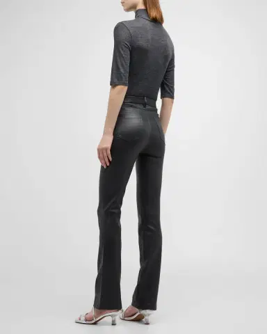 Vince Bootcut Stretch Leather Pants | Thumbnail 7 Vince Bootcut Stretch Leather Pants | Thumbnail 7
