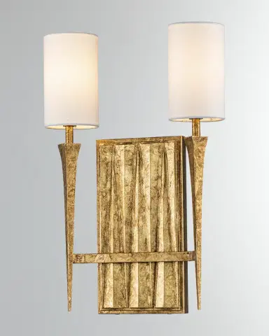 Lucas + McKearn Crest 2-Light Black Sconce | Thumbnail 2 Lucas + McKearn Crest 2-Light Black Sconce | Thumbnail 2