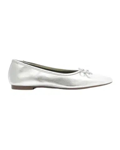 Schutz Arissa Metallic Bow Ballerina Flats | Thumbnail 1 Schutz Arissa Metallic Bow Ballerina Flats | Thumbnail 1