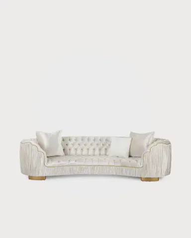 Haute House Emma Curved Sofa, 118.5" | Thumbnail 3 Haute House Emma Curved Sofa, 118.5" | Thumbnail 3