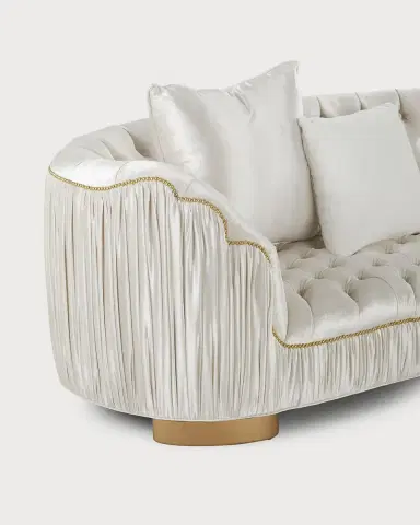 Haute House Emma Curved Sofa, 118.5" | Thumbnail 6 Haute House Emma Curved Sofa, 118.5" | Thumbnail 6