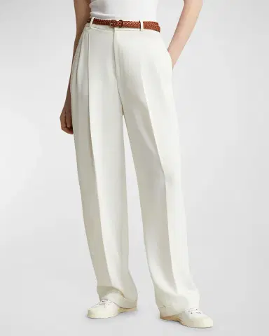 Polo Ralph Lauren Bacall Satin Pants | Thumbnail 4 Polo Ralph Lauren Bacall Satin Pants | Thumbnail 4
