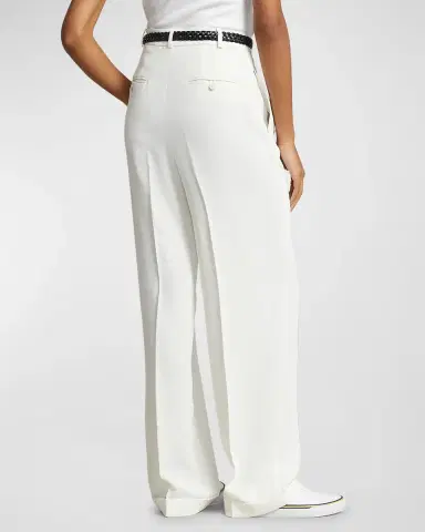 Polo Ralph Lauren Bacall Satin Pants | Thumbnail 6 Polo Ralph Lauren Bacall Satin Pants | Thumbnail 6
