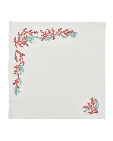 Kim Seybert Coral Spray Napkin | Thumbnail 1 Kim Seybert Coral Spray Napkin | Thumbnail 1
