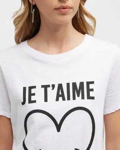 Cinq à Sept Smiling Heart Graphic T-Shirt | Thumbnail 6 Cinq à Sept Smiling Heart Graphic T-Shirt | Thumbnail 6