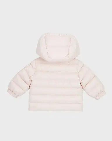 Moncler Girl 's Jules Logo Patch Jacket, Size 12M-3 | Thumbnail 2 Moncler Girl 's Jules Logo Patch Jacket, Size 12M-3 | Thumbnail 2