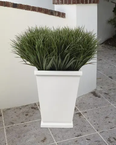NDI Faux Grass In Tapered Square Planter, 38"T | Thumbnail 1 NDI Faux Grass In Tapered Square Planter, 38"T | Thumbnail 1